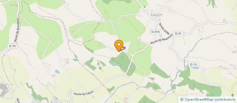 localisation de l'entreprise MONSIEUR RACHID BEN ABDELLAH  FAUCH