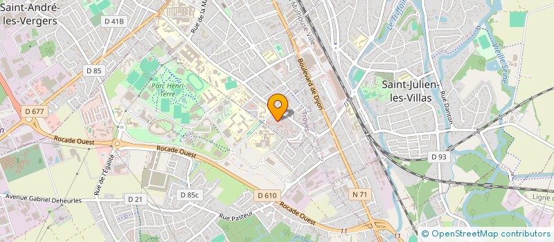 localisation de l'entreprise MONSIEUR RACHID BEN BRAHIM  TROYES
