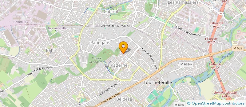 localisation de l'entreprise MONSIEUR RACHID BEN HAMMOU  TOURNEFEUILLE