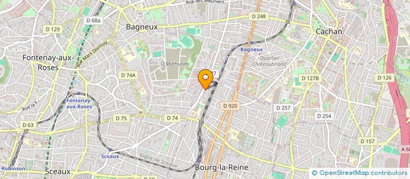 localisation de l'entreprise MONSIEUR RACHID BEN LAGHA à BOURG-LA-REINE