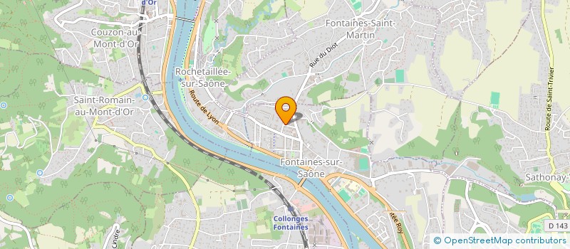 localisation de l'entreprise MONSIEUR RACHID BEN SGHAIER  FONTAINES-SUR-SAONE