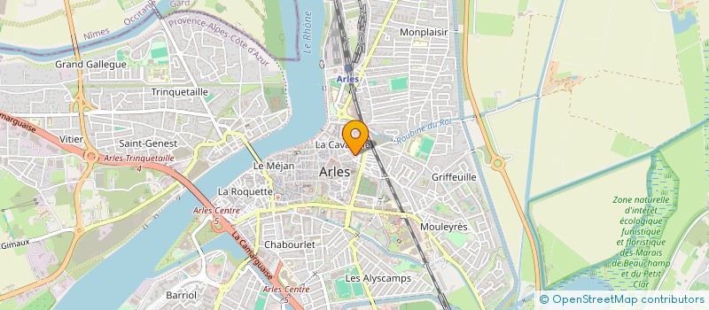 localisation de l'entreprise MONSIEUR RACHID BENABBAS  ARLES