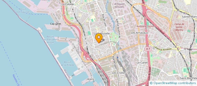 localisation de l'entreprise MONSIEUR RACHID BENABID à MARSEILLE