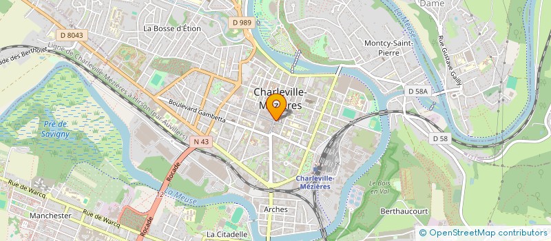 localisation de l'entreprise MONSIEUR RACHID BENADDI  CHARLEVILLE-MEZIERES