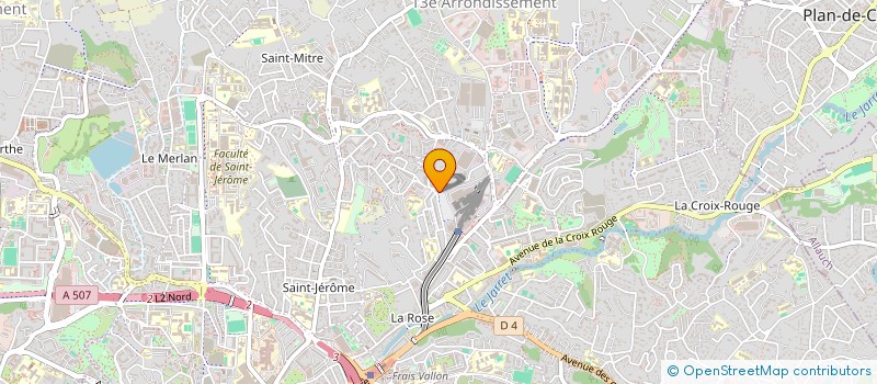 localisation de l'entreprise MONSIEUR RACHID BENAI  MARSEILLE