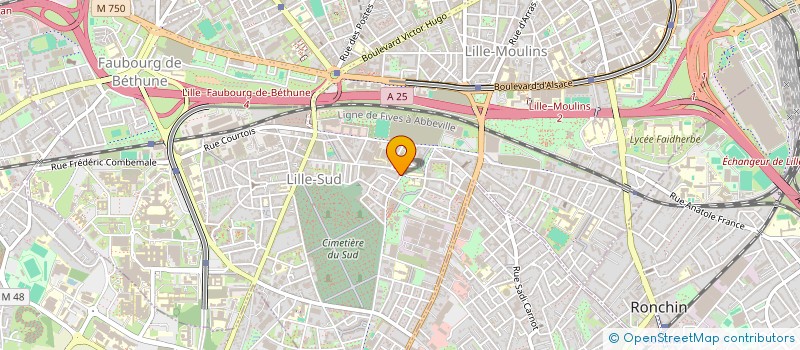 localisation de l'entreprise MONSIEUR RACHID BENAISSA  LILLE