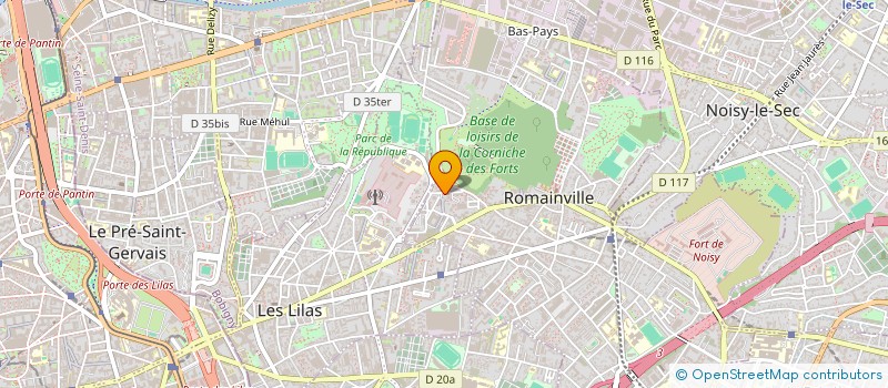 localisation de l'entreprise MONSIEUR RACHID BENALI à ROMAINVILLE