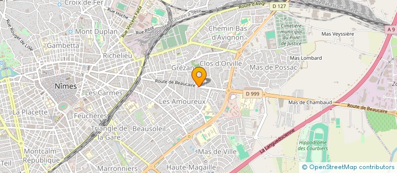 localisation de l'entreprise MONSIEUR RACHID BENBADRA  NIMES