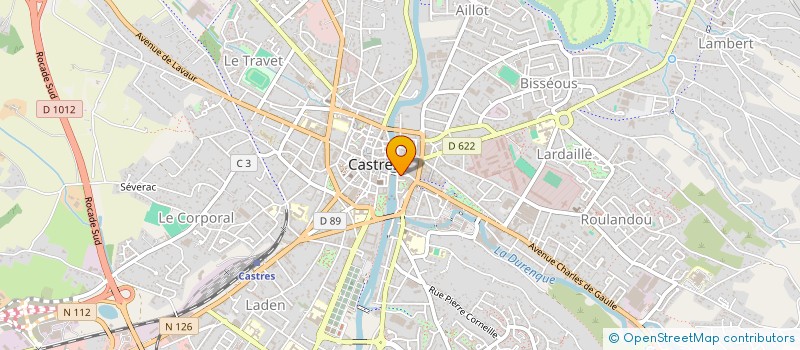 localisation de l'entreprise MONSIEUR RACHID BENDERDOUCHE à CASTRES