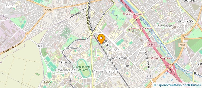 localisation de l'entreprise MONSIEUR RACHID BENDJENAHI  REIMS