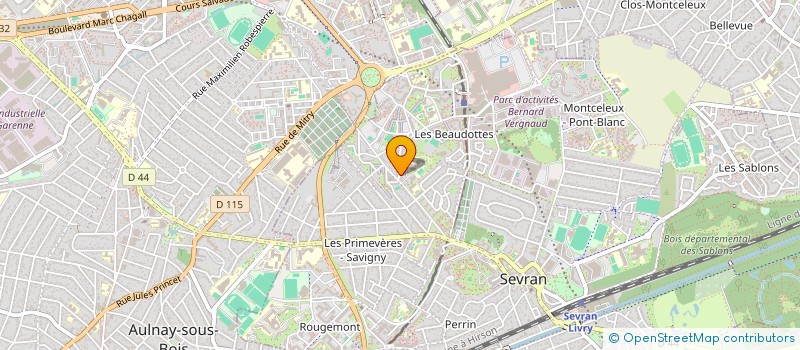 localisation de l'entreprise MONSIEUR RACHID BENFEDDA ZERKANI à SEVRAN
