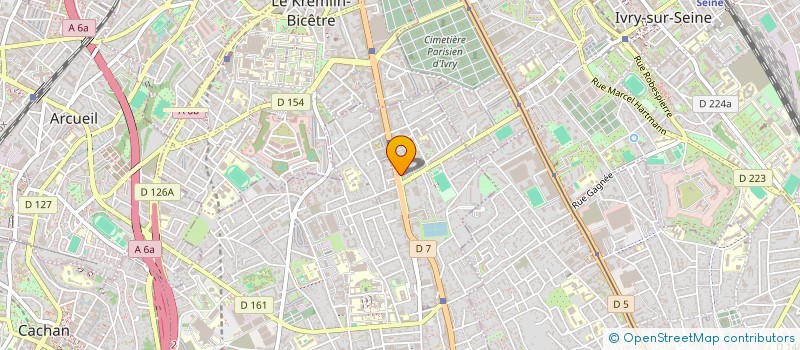 localisation de l'entreprise MONSIEUR RACHID BENHAMDANI  VILLEJUIF