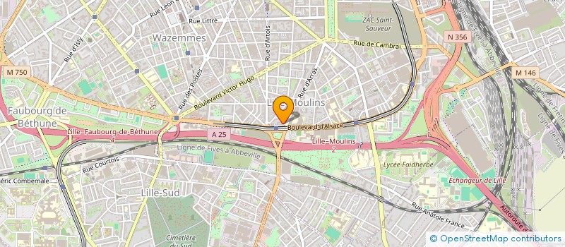 localisation de l'entreprise MONSIEUR RACHID BENHAMOU à LILLE
