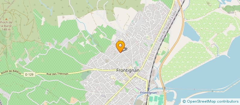 localisation de l'entreprise MONSIEUR RACHID BENKADDOUR à FRONTIGNAN