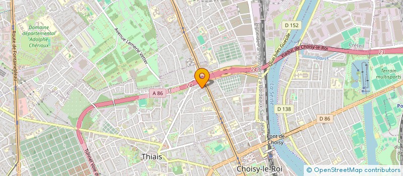 localisation de l'entreprise MONSIEUR RACHID BENMEDDAH  THIAIS