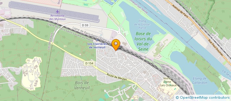 localisation de l'entreprise MONSIEUR RACHID BENNANI  VERNEUIL-SUR-SEINE