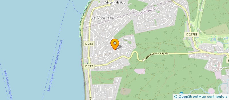localisation de l'entreprise MONSIEUR RACHID BENNIS à LA TESTE-DE-BUCH
