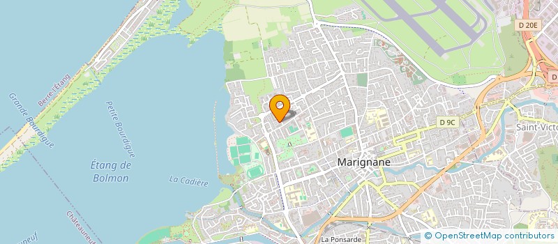 localisation de l'entreprise MONSIEUR RACHID BENOMAR à MARIGNANE