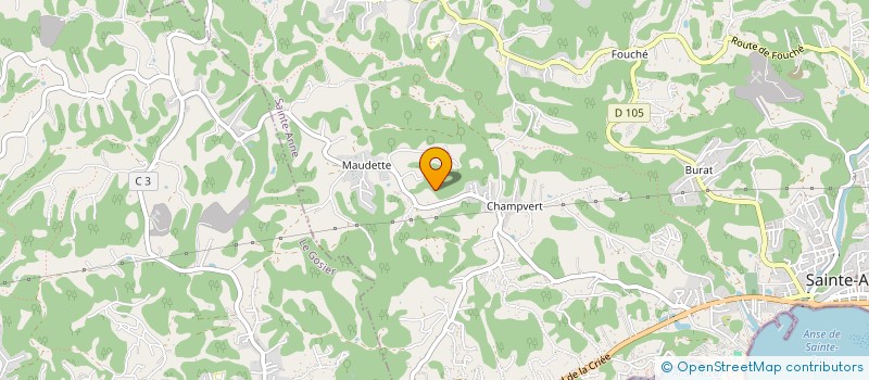 localisation de l'entreprise MONSIEUR RACHID BENSALEM  SAINTE-ANNE