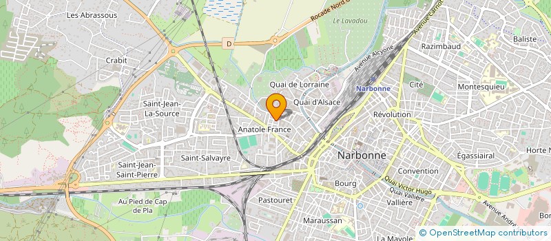 localisation de l'entreprise MONSIEUR RACHID BENZAWIA à NARBONNE