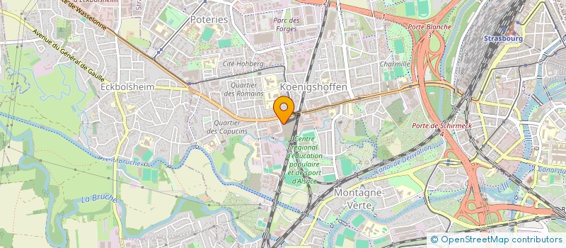 localisation de l'entreprise MONSIEUR RACHID BENZOHRA  STRASBOURG