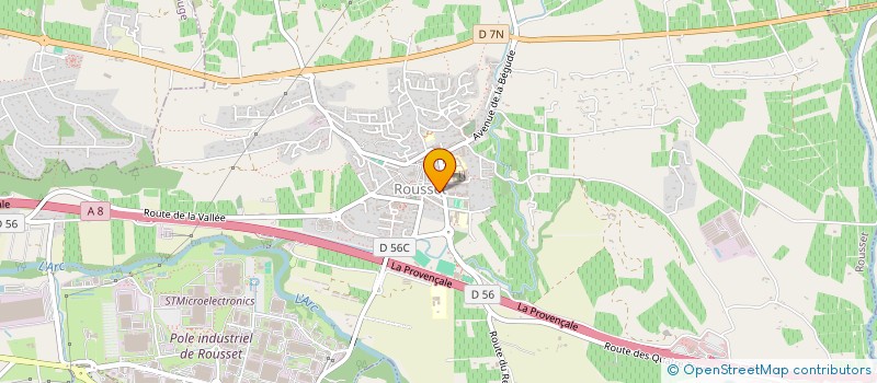 localisation de l'entreprise MONSIEUR RACHID BERABOUKH  ROUSSET