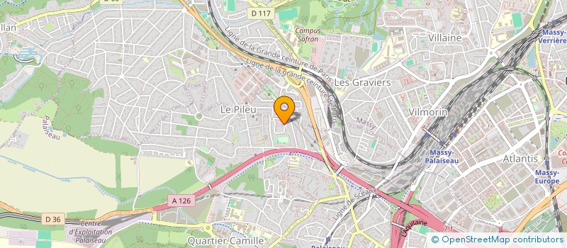 localisation de l'entreprise MONSIEUR RACHID BERRA  PALAISEAU