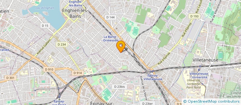 localisation de l'entreprise MONSIEUR RACHID BERRICHI  DEUIL-LA-BARRE