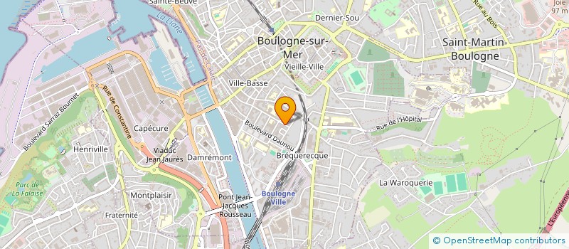 localisation de l'entreprise MONSIEUR RACHID BESLINE à BOULOGNE SUR MER