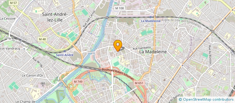 localisation de l'entreprise MONSIEUR RACHID BIHHI à LA MADELEINE