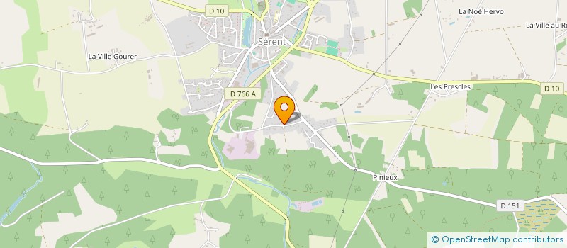 localisation de l'entreprise MONSIEUR RACHID BONNEAU  SERENT