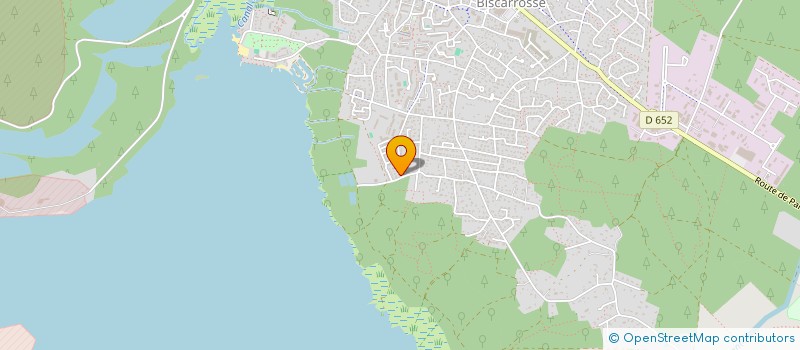 localisation de l'entreprise MONSIEUR RACHID BOUAKKA  BISCARROSSE