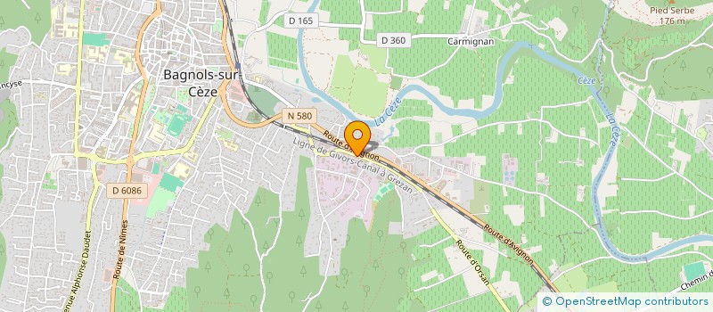 localisation de l'entreprise MONSIEUR RACHID BOUCHIT à BAGNOLS-SUR-CEZE