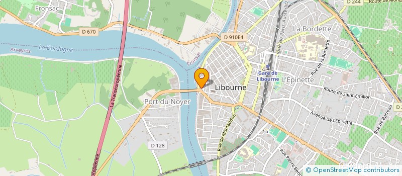 localisation de l'entreprise MONSIEUR RACHID BOUCHTAOUI à LIBOURNE