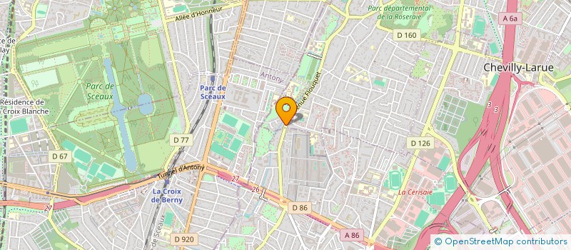 localisation de l'entreprise MONSIEUR RACHID BOUFEDJI  L'HAY-LES-ROSES