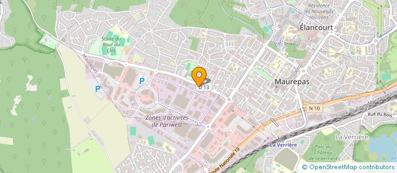 localisation de l'entreprise MONSIEUR RACHID BOUGRAYNE  MAUREPAS