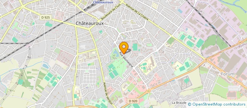 localisation de l'entreprise MONSIEUR RACHID BOUJELLABA à CHATEAUROUX