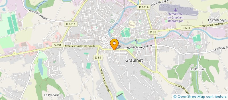 localisation de l'entreprise MONSIEUR RACHID BOUKABBAB  GRAULHET