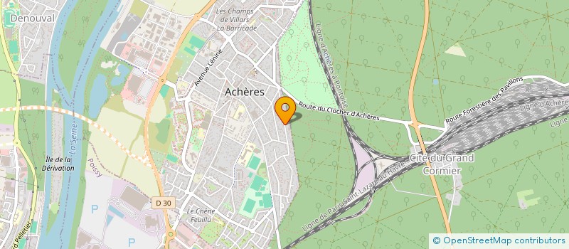 localisation de l'entreprise MONSIEUR RACHID BOUKRICHE à ACHERES