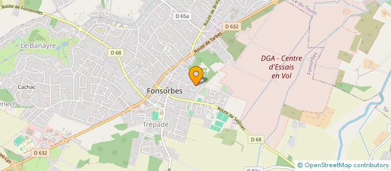 localisation de l'entreprise MONSIEUR RACHID BOULABBAS  FONSORBES