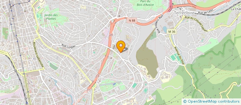 localisation de l'entreprise MONSIEUR RACHID BOULMANE  SAINT-ETIENNE