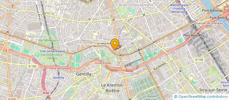 localisation de l'entreprise MONSIEUR RACHID BOUMEZRAG  PARIS