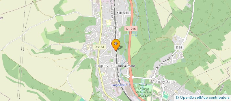 localisation de l'entreprise MONSIEUR RACHID BOUMGOUR  LAIGNEVILLE