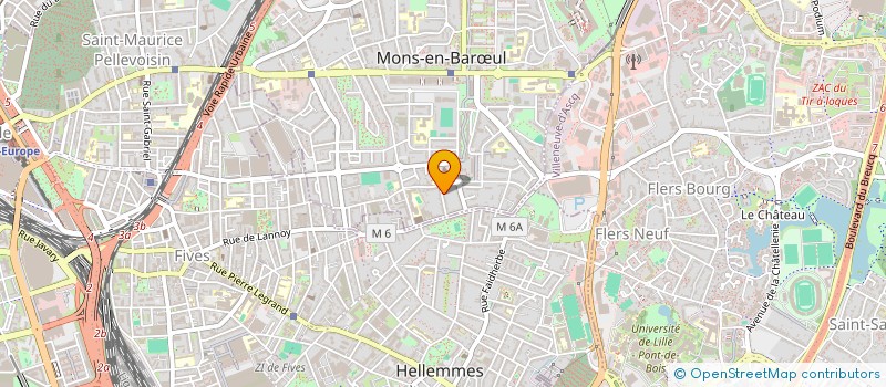 localisation de l'entreprise MONSIEUR RACHID BOUOUDEN  MONS-EN-BARUL