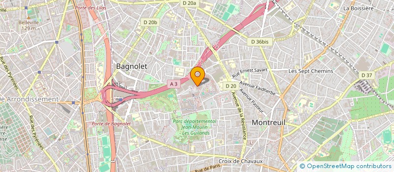 localisation de l'entreprise MONSIEUR RACHID BOUSSAHA à MONTREUIL