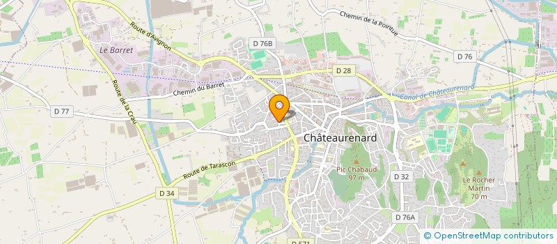 localisation de l'entreprise MONSIEUR RACHID BOUTAHAR  CHATEAURENARD