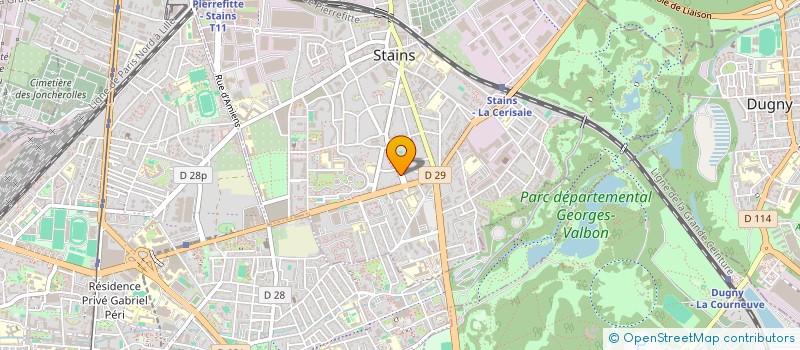 localisation de l'entreprise MONSIEUR RACHID BOUYAHIA à STAINS