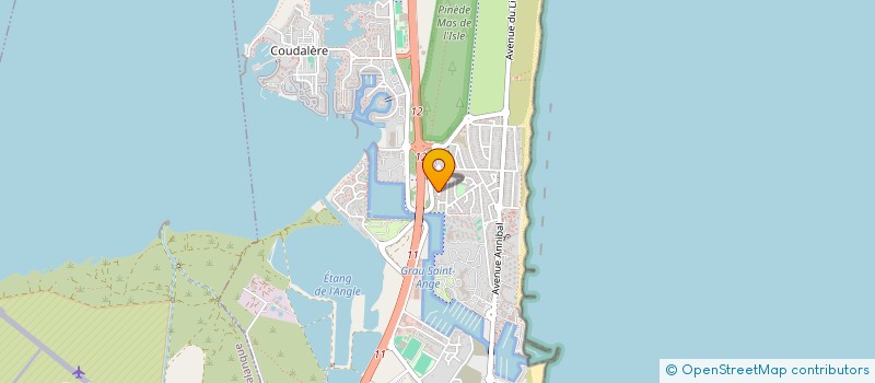 localisation de l'entreprise MONSIEUR RACHID BOUZADA  LE BARCARES