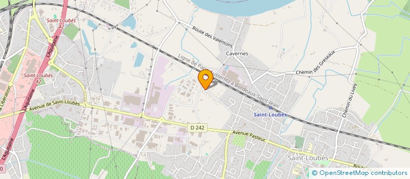 localisation de l'entreprise MONSIEUR RACHID BOUZEKRI  SAINT LOUBES