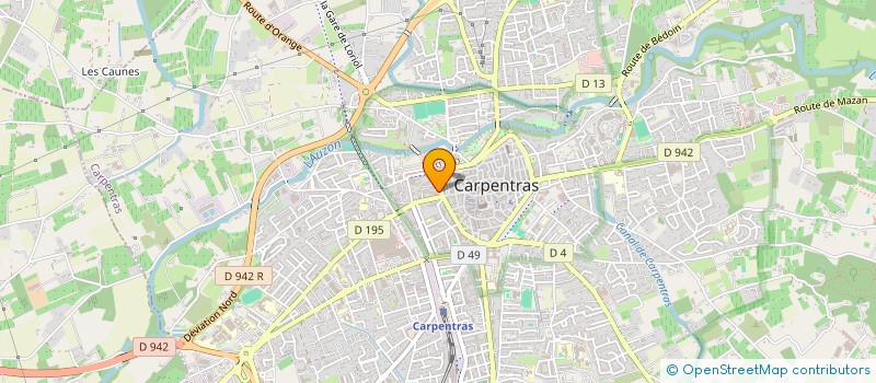 localisation de l'entreprise MONSIEUR RACHID BOUZERDA à CARPENTRAS